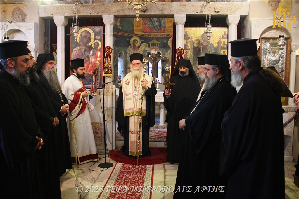 Χειροθεσία Ρασοφόρου Μοναχού στον Βυζαντινό Ναό Αγίας Θεοδώρας Άρτης