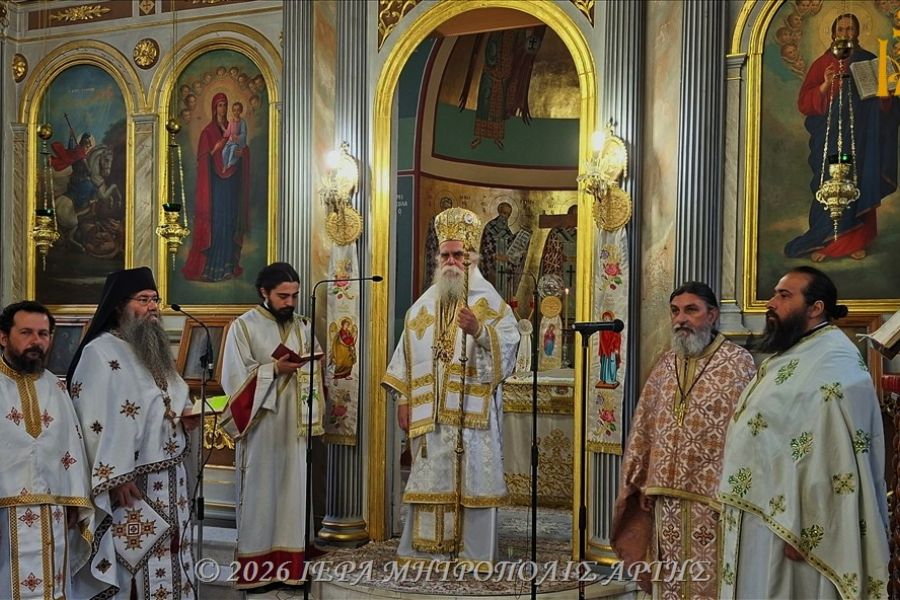 Άρτης Καλλίνικος: "Μας καθιστά συμμόρφους Χριστού η αγάπη"